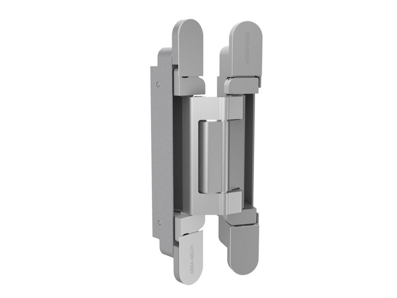 McKinney MK200 Concealed Hinge, 10-1/4" x 1-3/8", Finish-Satin Chrome