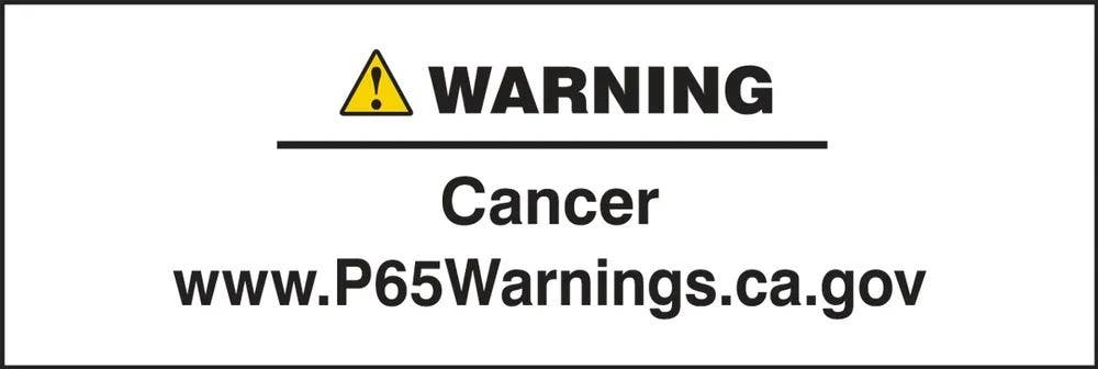 AccuformNMC LCAW620 Prop 65 Label, Cancer, .5" H x 1.5" W, 1000/Roll