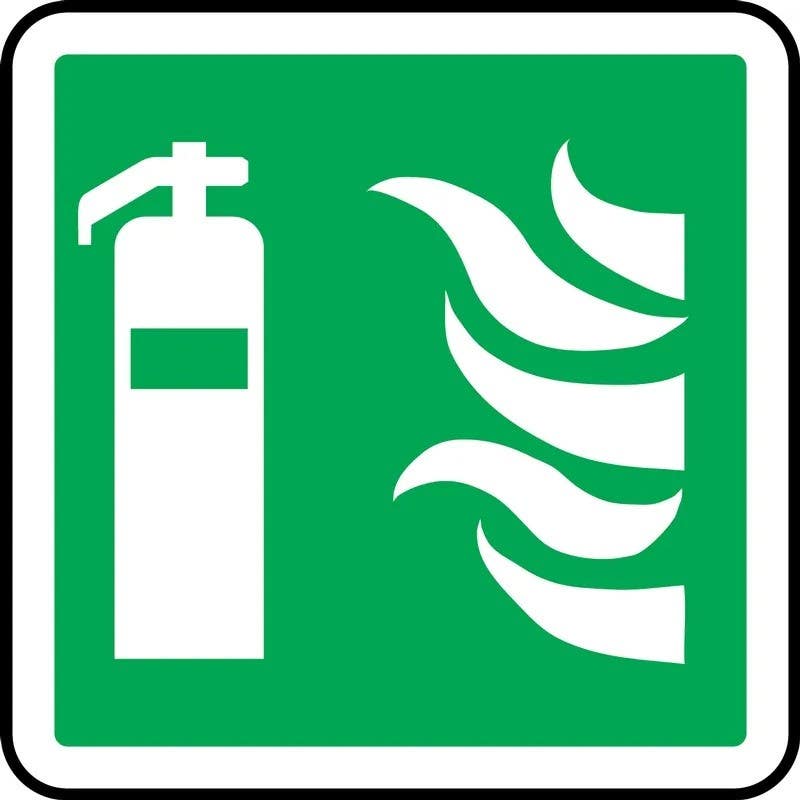 AccuformNMC LCSA9658 CSA Pictogram Label, Fire Extinguisher, 8" (200mm)