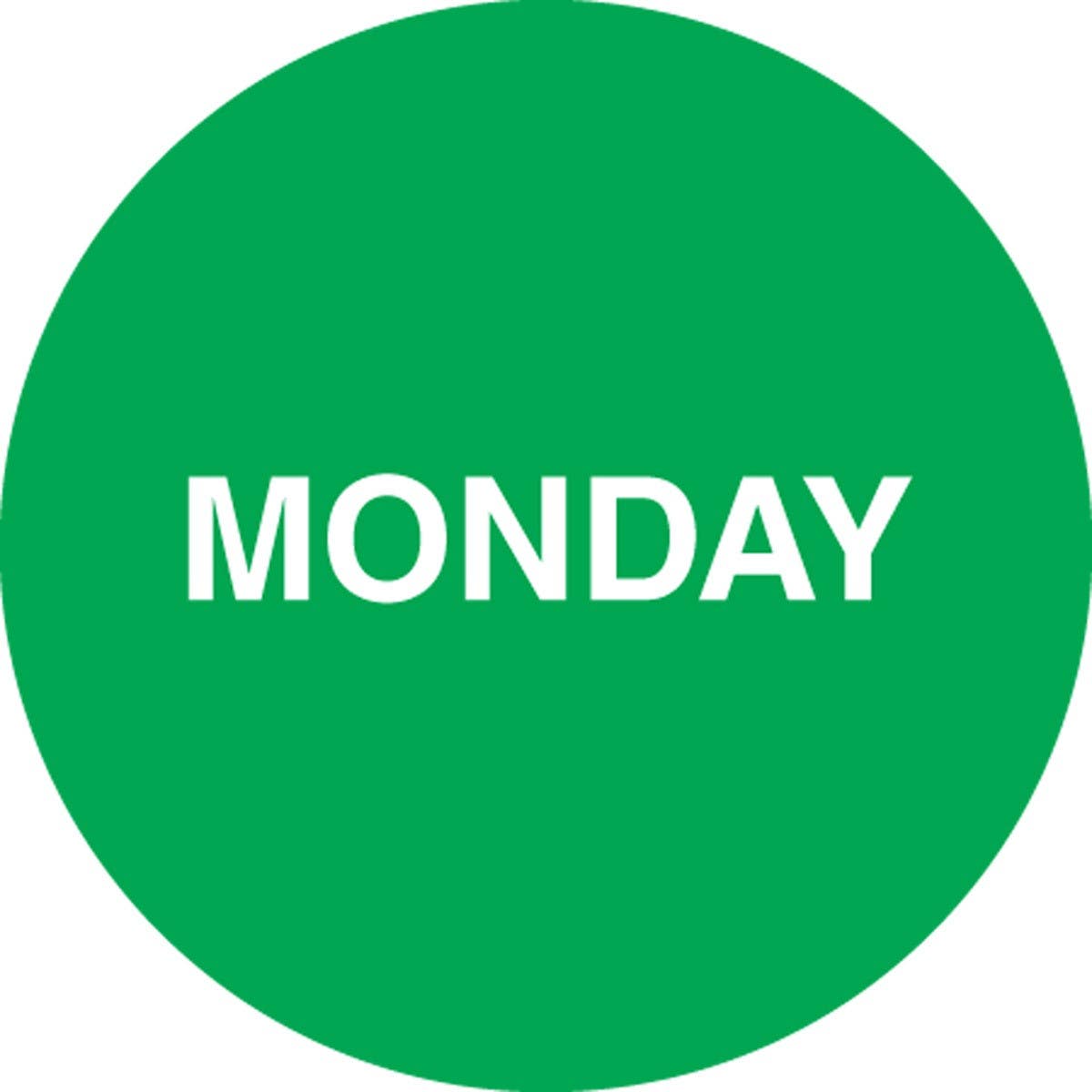 AccuformNMC LDT32 Preprinted Inventory Marking DOTs, Day, 500/Roll