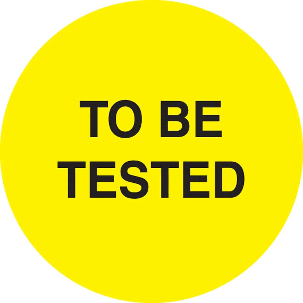 AccuformNMC LDT506 5S Marking DOTs, To Be Tested…, 1-1/2" Diameter, 500/Roll