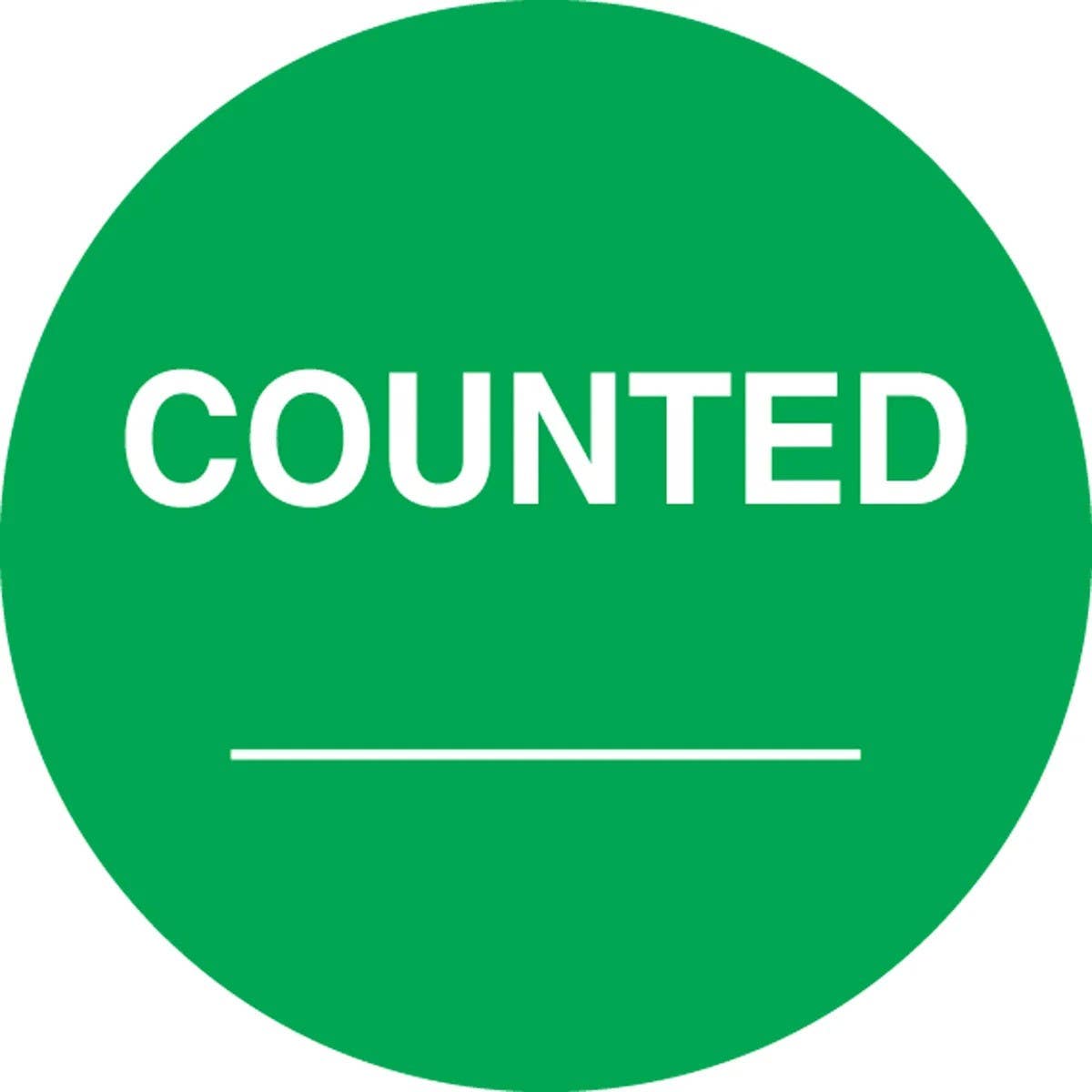 AccuformNMC LDT509 5S Marking DOTs, Counted..., 1-1/2" Diameter, 500/Roll