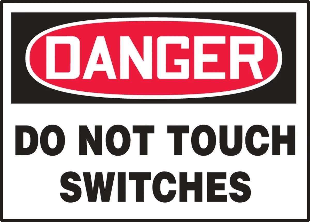 AccuformNMC LELC019XVE Electrical Safety Label, Adhesive Dura Vinyl, 3-1/2" H x 5" W