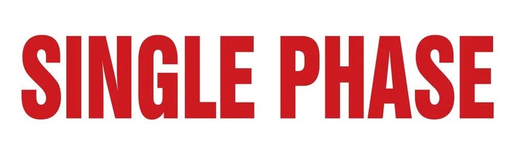 AccuformNMC LELC Electrical Safety Label, Single Phase, Adhesive Dura-Vinyl