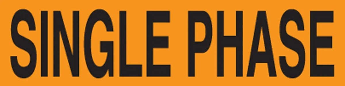 AccuformNMC LELC57 Voltage Markers, Single Phase, Adhesive Vinyl