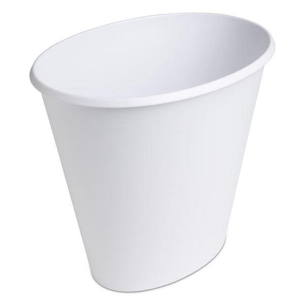 Sterilite 10198012 2.5 Gallon Oval Wastebasket