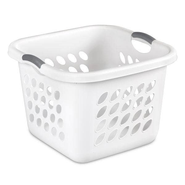 Sterilite 12178006 1.5 Bushel Ultra Square Laundry Basket, White