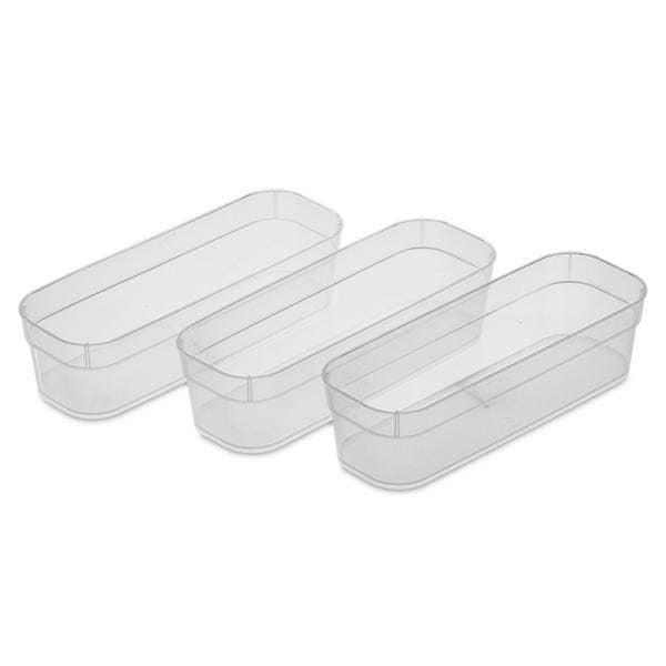 Sterilite 13538608 Set (3) Narrow Storage Trays
