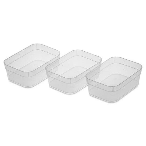 Sterilite 13558608 Set (3) Medium Storage Trays