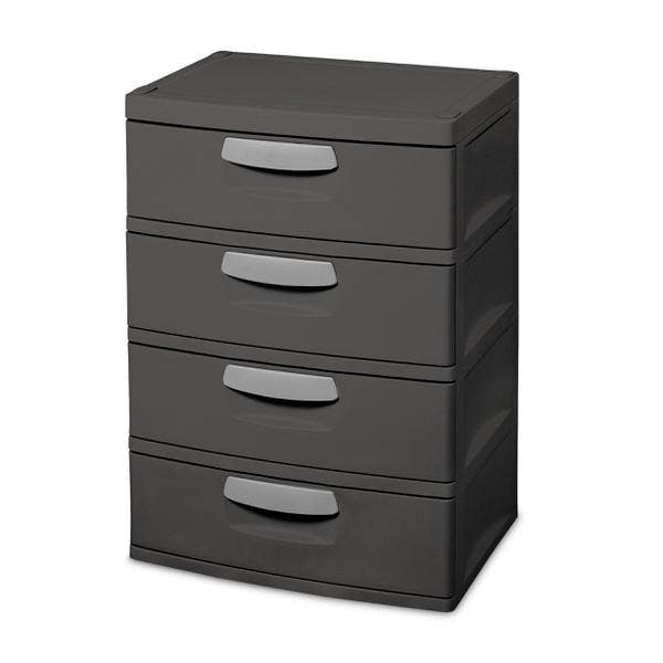 Sterilite 01743V01 4 Drawer Unit