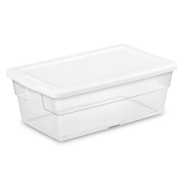Sterilite 16428012 Storage Box, 6 Qt