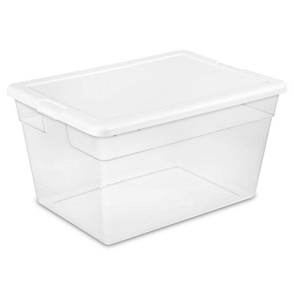 Sterilite 16598008 Storage Box, 56 Qt