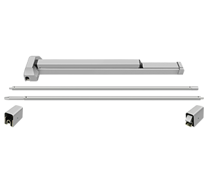 FHI PDVR-5600-36-32D 36" Vertical Rod Panic Exit Device, Finish-Stainless Steel