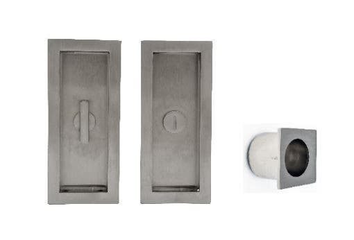 Linnea PL110S-ST-PR Pocket Door Lock, Privacy Set w/ EP-400S