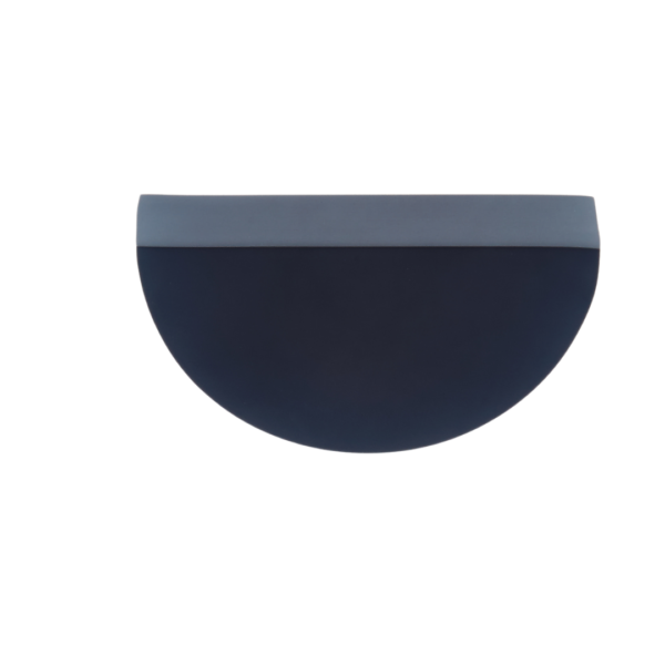 JVJ Hardware 3" OA (64 mm c/c) Plateau Collection Half Moon Pull, Composition Solid Brass