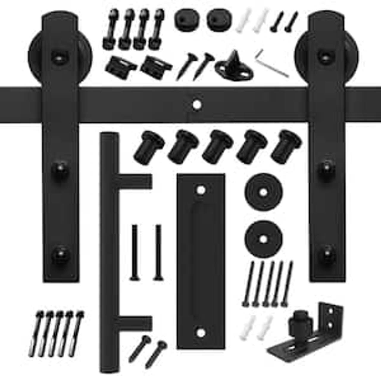 Delaney BD10 1000 Series Standard Sliding Barn Door Split Track Hardware Kit