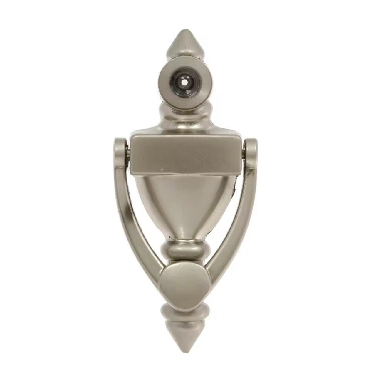 Delaney 400 4" Brass Door Knocker w/ 160 Degree Viewer