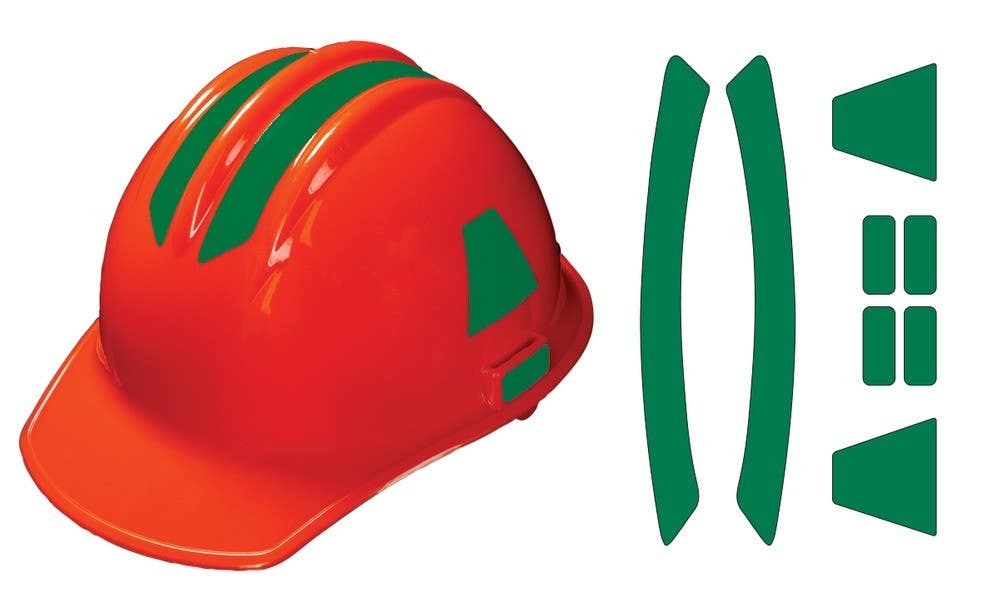 AccuformNMC LHTL651 Viz-Kit, Reflective Hard Hat Visibility Kits, Bullard Brand Hard Hats