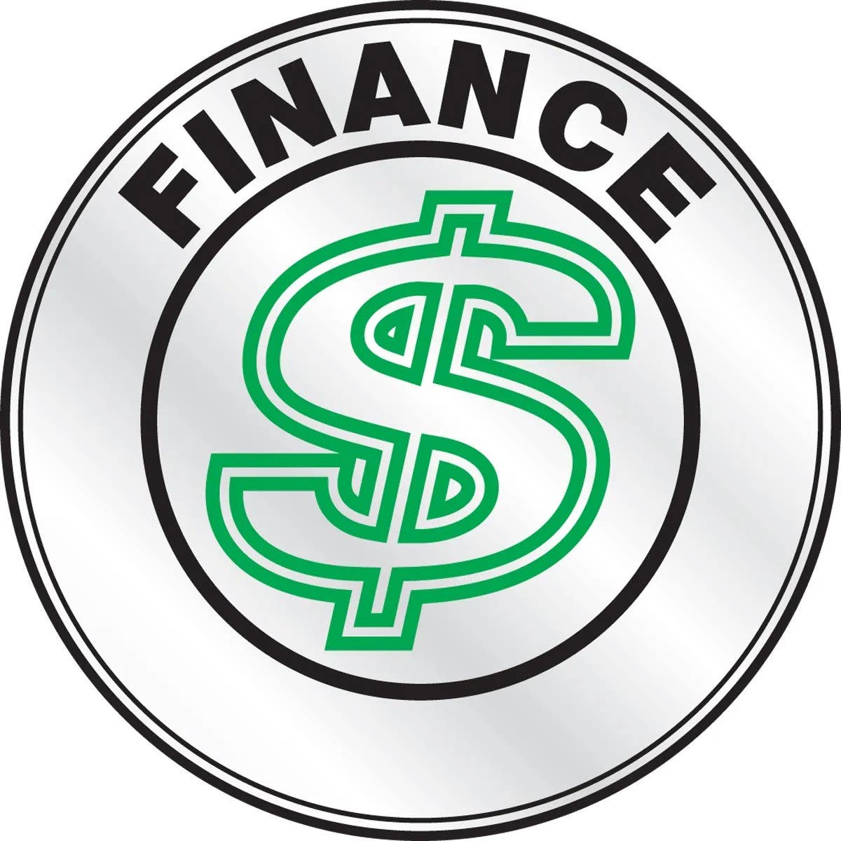 AccuformNMC LHTL662 Emergency Response Reflective Helmet Sticker, Finance, Reflective Sheet, 2-1/4"