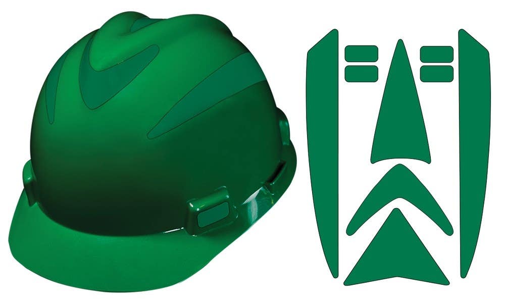 AccuformNMC LHTL672 Viz-Kit Reflective Hard Hat Visibility Kits, MSA Brand Hard Hats