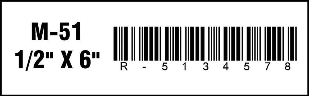 AccuformNMC LMS6 Magnetic Label Holder, 12/Pk