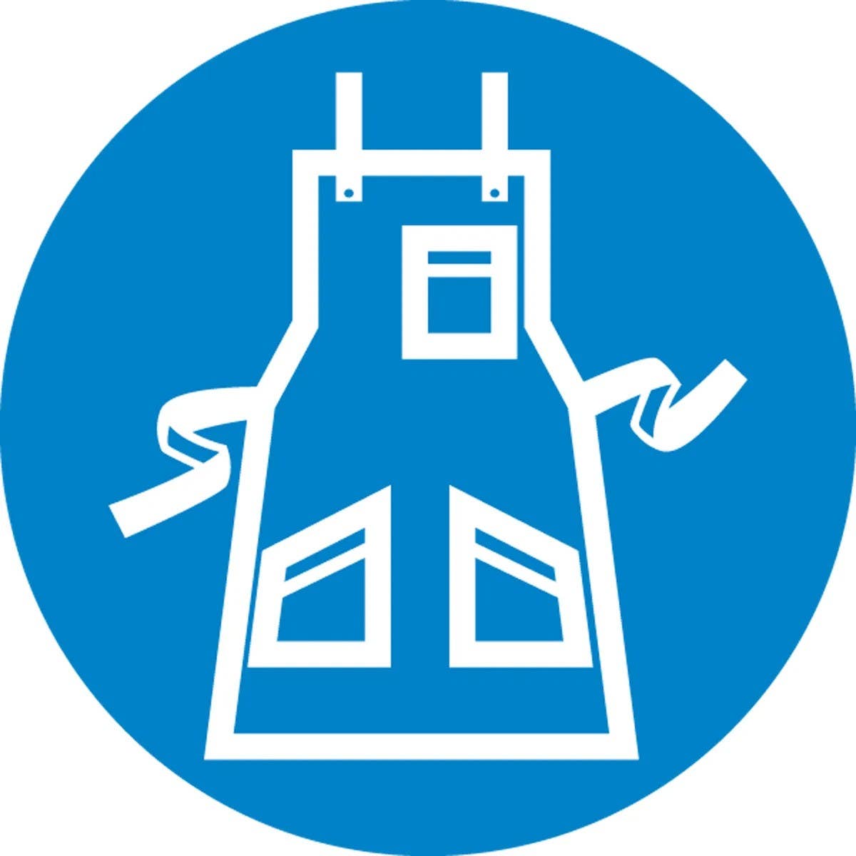 AccuformNMC LSGM2368 Pictogram Safety Label, Adhesive Dura-Vinyl, 8"
