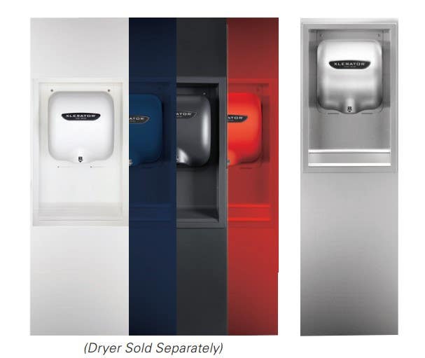 Excel Dryer Inc. 40575 XChanger Combo Kit (Includes 40502 Recess Kit and 40550 XChanger)