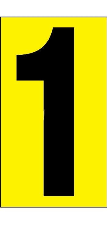 AccuformNMC LVHR581 Traffic Safety Label, Adhesive Dura-Vinyl