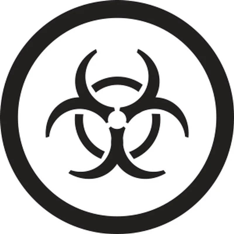 AccuformNMC LZH6 WHMIS Pictogram Safety Label, Biohazardous And Infectious, 250/Roll