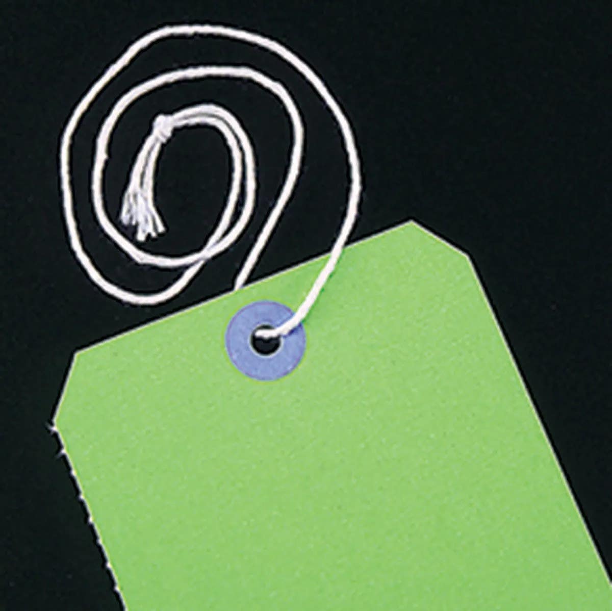 AccuformNMC MAPT07 String Ties, White, 12", 100/Bundle