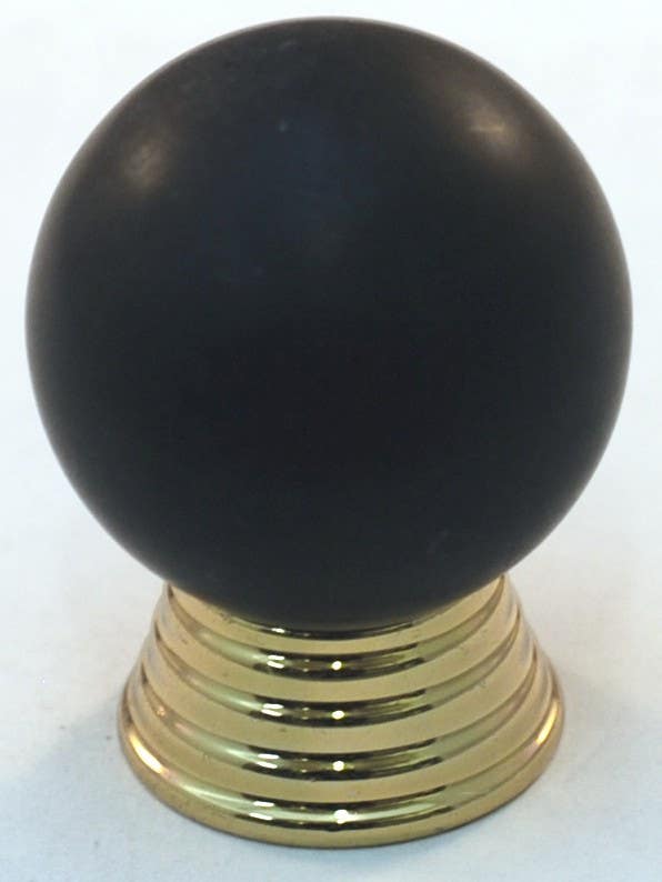 Cal Crystal 106 Athens Collection Polyester w/ Solid Brass Knob, Dia.-25 mm, Proj.-32 mm
