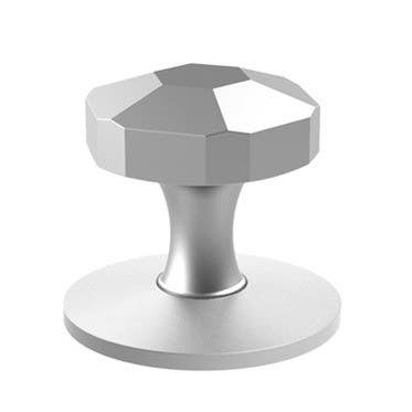 Merit 405 Warrigton Collection Tubular Knobset, 2" Faceted Knob