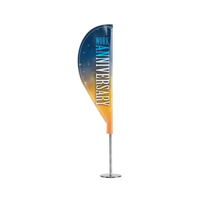 AccuformNMC MBF110 Desk Flags, Work Anniversary, 11.5" H x 3.75" W