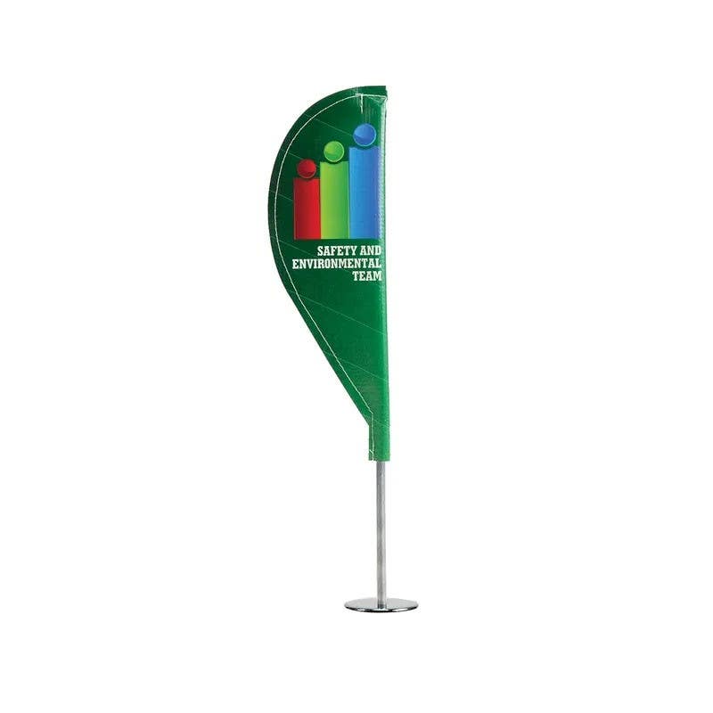 AccuformNMC MBF112 Desk Flags, Safety And Environmental Team, 11.5" H x 3.75" W