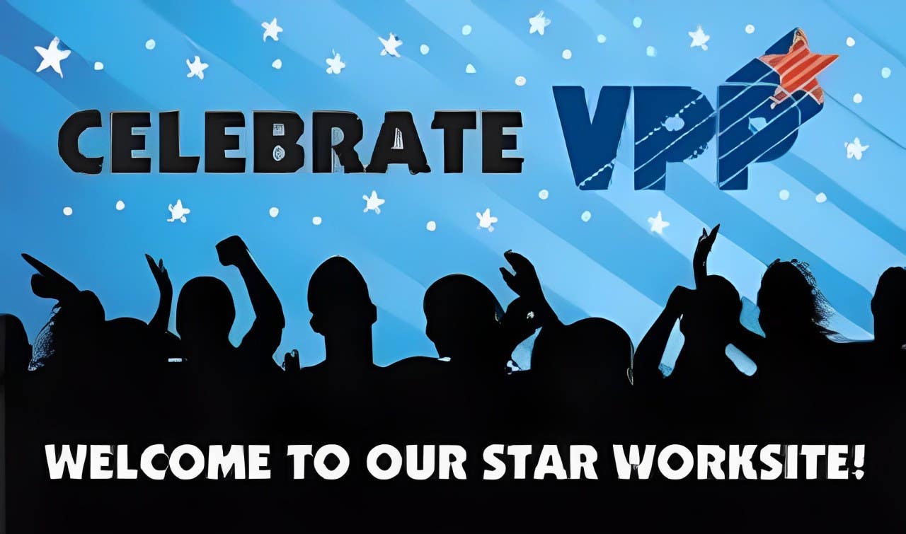 AccuformNMC MBR VPP Banners, Celebrate VPP, Welcome To Our Star Worksite