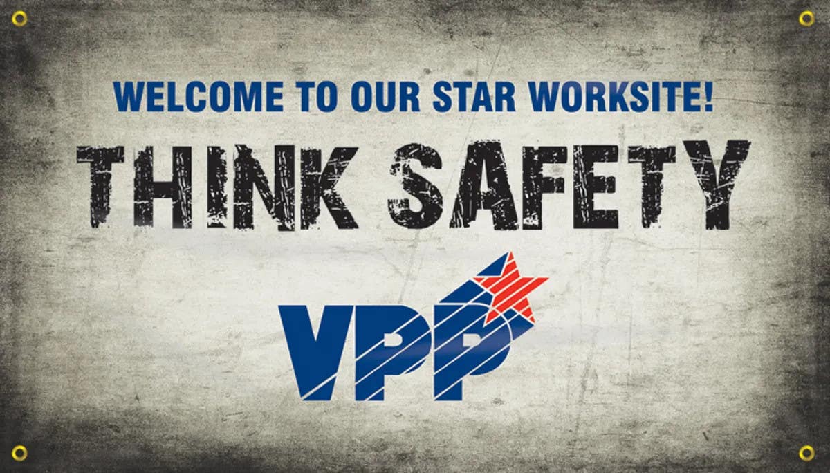 AccuformNMC MBR VPP Banners, Welcome To Our Star Worksite, Think Safety