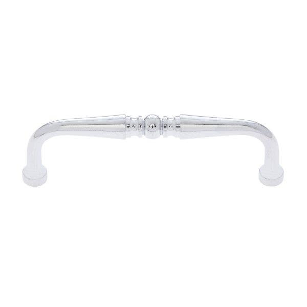 JVJ Hardware 3-1/2"c/c Classic Collection Colonial Pull, Polished Chrome Finish