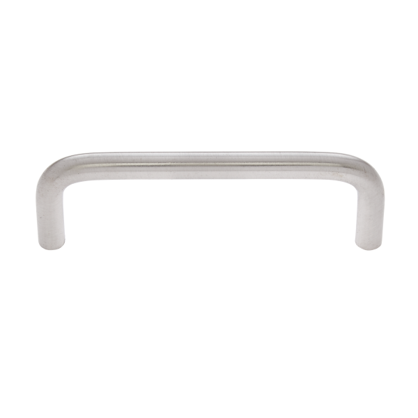 JVJ Hardware 96mm c/c Vintage Collection Wire Pull, Satin Nickel Finish, Composition Zamac