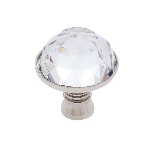 JVJ Hardware 30mm Pure Elegance Collection Half-European Cut Knob