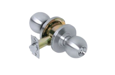 Value Brand KC3600 Series Grade 3 Cylindrical Knobset, Entry, Satin Stainless Steel