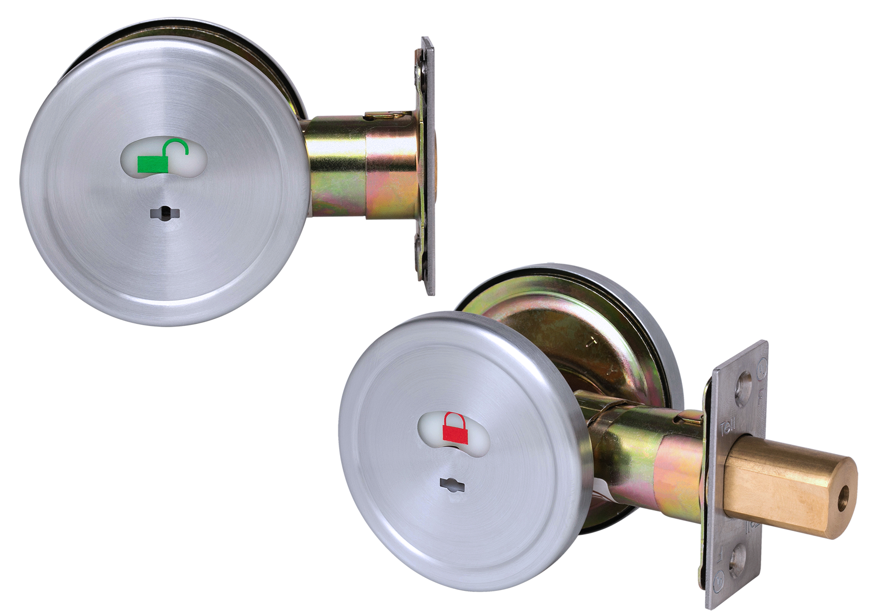 Value Brand DB2070 Series Standard Duty Grade 2 Indicator Deadbolt, Brushed Chrome