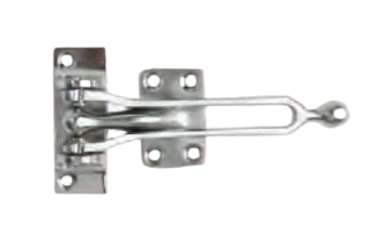 Value Brand DT100027 Heavy Duty Door Guard, Finish-Satin Chrome