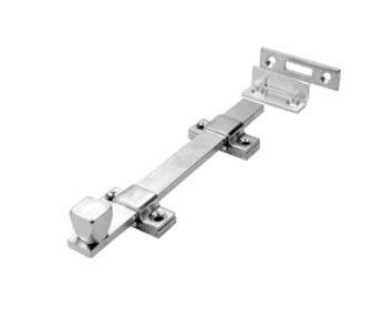 Value Brand DT10 Surface Bolt, 1-1/8" Bolt Throw, Finish-Satin Chrome