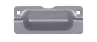 Value Brand DT100062 Latch Protection Plate For Cylindrical Lock On Out-Swinging Door, 2-3/4" x 7"