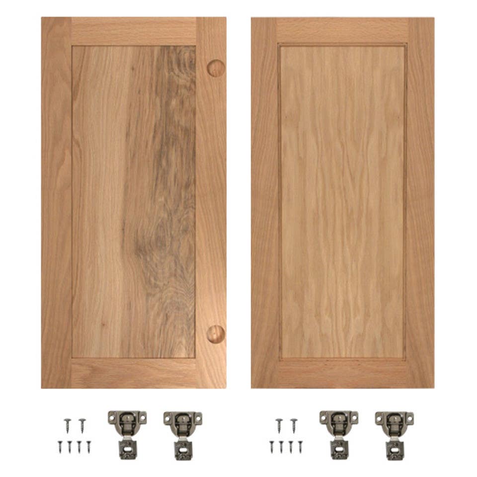 Custom Service Hardware ID.DOOR32FP.RO InvisiDoor Flat Panel Doors Unfinished Red Oak