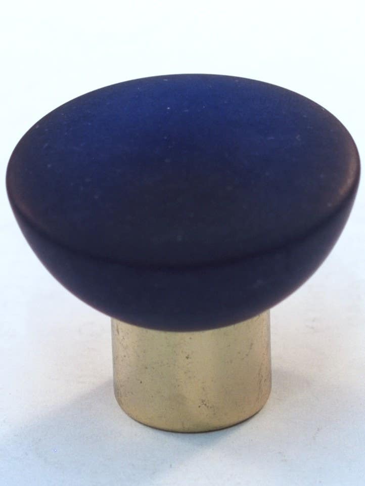 Cal Crystal 113 Athens Collection Polyester w/ Solid Brass Knob, Dia.-33 mm, Proj.-22 mm