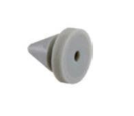 Value Brand DT100030 Door Silencer For Metal Frame Door (Pack of 100), Gray Rubber