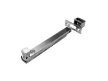 Value Brand DT100018 Surface Bolt, 1-1/8" Bolt Throw, 1/4" x 3/4" Bolt Material (Concealed Mount), Satin Chrome