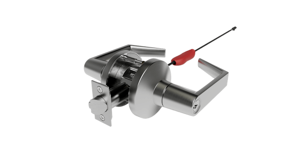 Command Access LPC190-HD Electronically Motorized Latch Retraction Cylindrical Lock, Function Storeroom, 24 Voltage