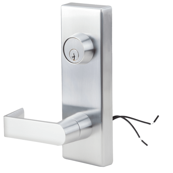 Command Access ET27 Series Motorized Lever Control Heavy Duty Exit Trim For PD27/28 Series, Function Fail Secure